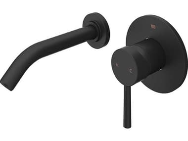 Vigo Olus Matte Black 1-Handle Wall-Mount Bathroom Faucet VIVG05001MB