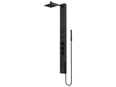 Vigo Sutton 4-Jet Shower Panel System with Adjustable Square Head and Hand Shower Wand VIVG08021