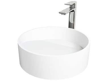 Vigo Starr Round Vessel Bathroom Sink with Norfolk Faucet and Drain VIVGT2033