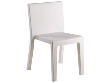 Vondom Outdoor Jut White Matte Resin Dining Chair VOD44409WHITE