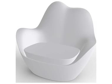 Vondom Outdoor Sabinas White Matte Resin Lounge Chair VOD45007WHITE