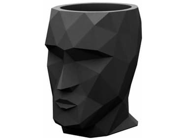 Vondom Outdoor Adan Planter Basic Black VOD49074ABLACK