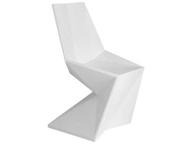 Vondom Outdoor Vertex White Matte Resin Dining Chair VOD51007WHITE