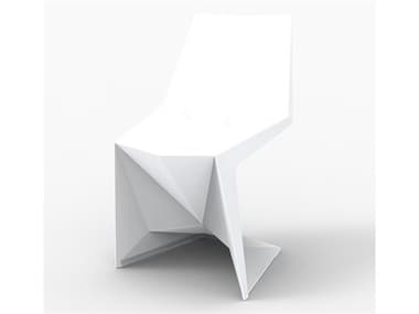 Vondom Outdoor Voxel White Matte Resin Dining Chair (Set of 4) VOD51033WHITE