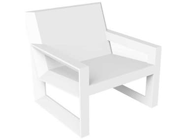 Vondom Outdoor Frame White Matte Resin Lounge Chair VOD54088WHITE