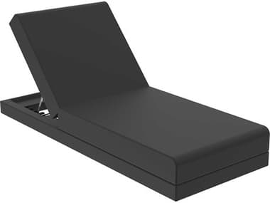 Vondom Outdoor Pixel Resin / Cushion Black Chaise Lounge VOD54273BLACK