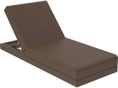 Vondom Outdoor Pixel Resin / Cushion Bronze Chaise Lounge VOD54273BRONZE