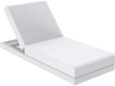 Vondom Outdoor Pixel Resin / Cushion White Chaise Lounge VOD54273WHITE