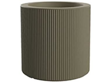 Vondom Outdoor Gatsby Cylinder Planter x H Basic Khaki VOD54421AKHAKI