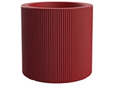 Vondom Outdoor Gatsby Cylinder Planter x H Basic Red VOD54421ARED