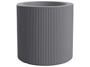 Vondom Outdoor Gatsby Cylinder Planter x H Basic Steel VOD54421ASTEEL