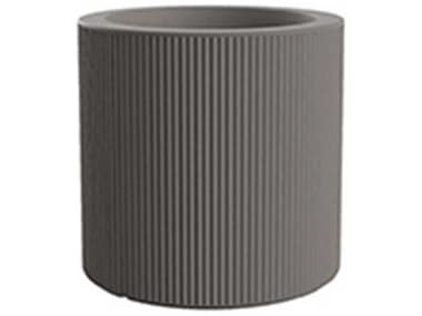 Vondom Outdoor Gatsby Cylinder Planter x H Basic Taupe VOD54421ATAUPE