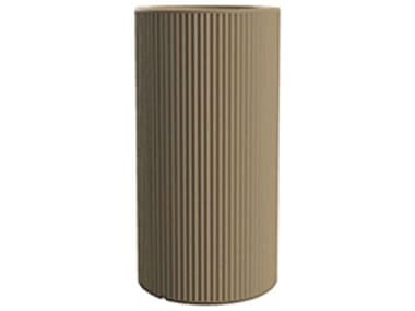 Vondom Outdoor Gatsby Tall Cylinder Planter x H Basic Beige VOD54422ABEIGE