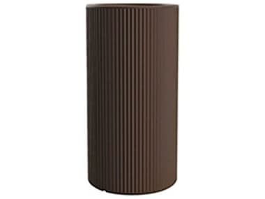 Vondom Outdoor Gatsby Tall Cylinder Planter x H Basic Bronze VOD54422ABRONZE