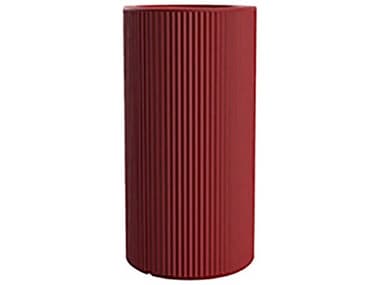 Vondom Outdoor Gatsby Tall Cylinder Planter x H Basic Red VOD54422ARED