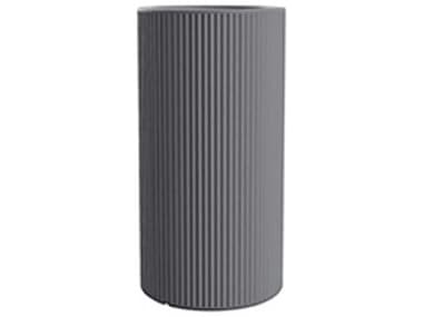 Vondom Outdoor Gatsby Tall Cylinder Planter x H Basic Steel VOD54422ASTEEL