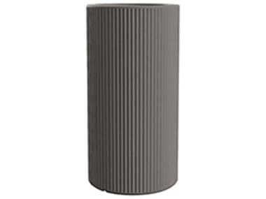 Vondom Outdoor Gatsby Tall Cylinder Planter x H Basic Taupe VOD54422ATAUPE