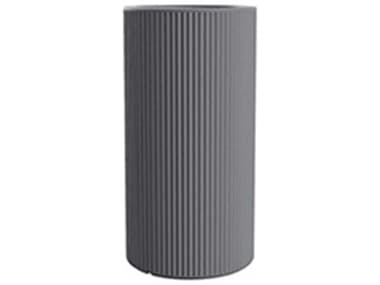 Vondom Outdoor Gatsby Tall Cylinder Planter x H Basic Steel VOD54424ASTEEL