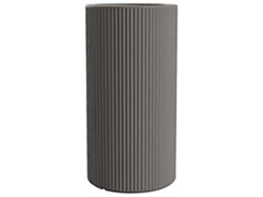 Vondom Outdoor Gatsby Tall Cylinder Planter x H Basic Taupe VOD54424ATAUPE