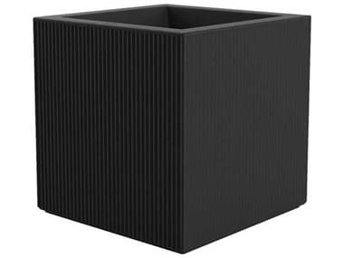 Vondom Outdoor Gatsby Prisma Planter W x H Basic Black VOD54427ABLACK