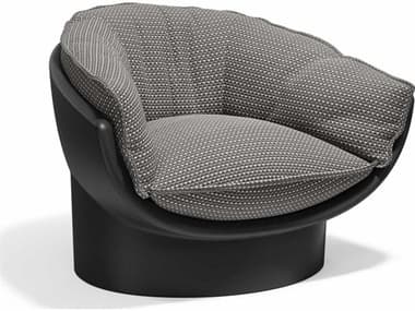 Vondom Outdoor Luna Lounge Chair Black Glad Moon Upholstery VOD5485020021040