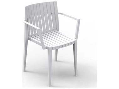 Vondom Outdoor Spritz White Matte Resin Dining Chair (Set of 4) VOD56015WHITE