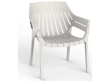 Vondom Outdoor Spritz Ecru Matte Resin Lounge Chair (Set of 2) VOD56024ECRU