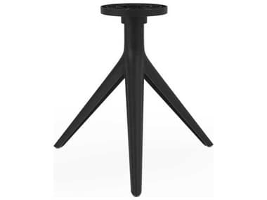 Vondom Outdoor Mari-sol Black Aluminum 20'' High Table Base VOD65009BLACK