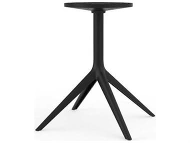 Vondom Outdoor Mari-sol Black Aluminum 29'' High Table Base VOD65016BLACK