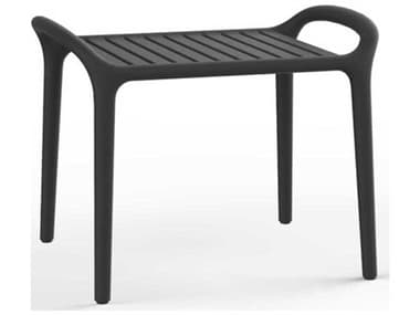 Vondom Outdoor Ibiza Black 21'' Polypropylene Rectangular End Table VOD65046BLACK