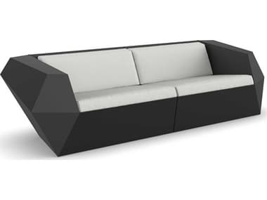 Vondom Outdoor Faz Modular Sofa Seater Basic Black Nautical Natural VOD71001BLACK1111