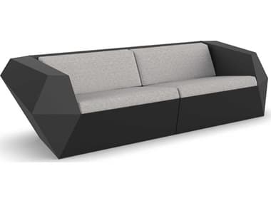 Vondom Outdoor Faz Modular Sofa Seater Basic Black Savane Whisper VOD71001BLACK1502