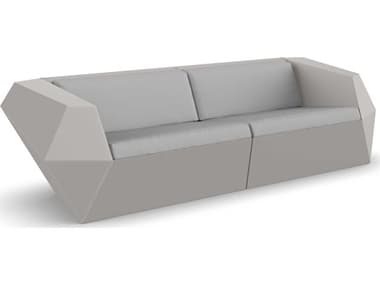 Vondom Outdoor Faz Modular Sofa Seater Basic Ecru Nautical Taupe VOD71001ECRU1102