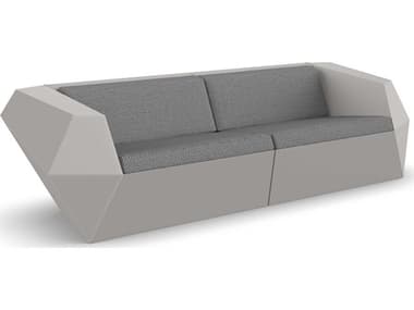 Vondom Outdoor Faz Modular Sofa Seater Basic Ecru Crevin Steel VOD71001ECRU1309