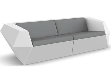 Vondom Outdoor Faz Modular Sofa Seater Basic White Nautical Steel VOD71001WHITE1101