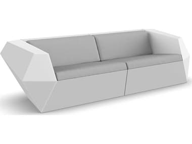 Vondom Outdoor Faz Modular Sofa Seater Basic White Nautical Taupe VOD71001WHITE1102