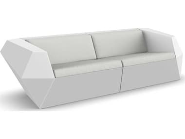 Vondom Outdoor Faz Modular Sofa Seater Basic White Nautical Natural VOD71001WHITE1111