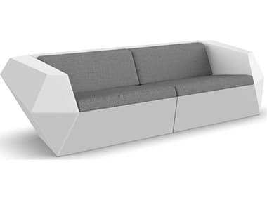 Vondom Outdoor Faz Modular Sofa Seater Basic White Crevin Steel VOD71001WHITE1309