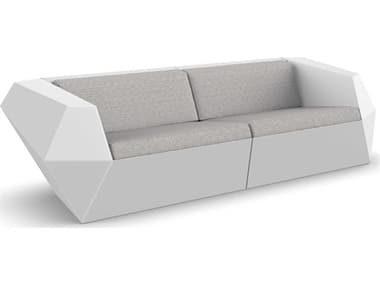 Vondom Outdoor Faz Modular Sofa Seater Basic White Savane Whisper VOD71001WHITE1502