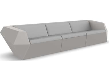 Vondom Outdoor Faz Modular Sofa Seater Basic Ecru Nautical Taupe VOD71002ECRU1102