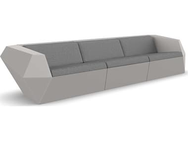 Vondom Outdoor Faz Modular Sofa Seater Basic Ecru Crevin Steel VOD71002ECRU1309