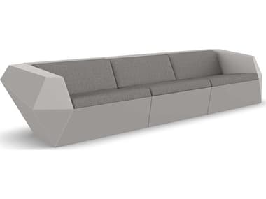 Vondom Outdoor Faz Modular Sofa Seater Basic Ecru Crevin Taupe VOD71002ECRU1310