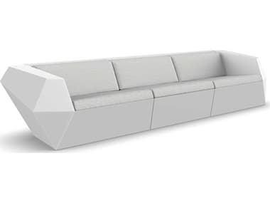 Vondom Outdoor Faz Modular Sofa Seater Basic White Crevin White VOD71002WHITE1308