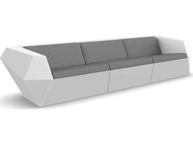 Vondom Outdoor Faz Modular Sofa Seater Basic White Crevin Steel VOD71002WHITE1309