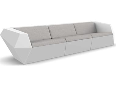 Vondom Outdoor Faz Modular Sofa Seater Basic White Savane Whisper VOD71002WHITE1502