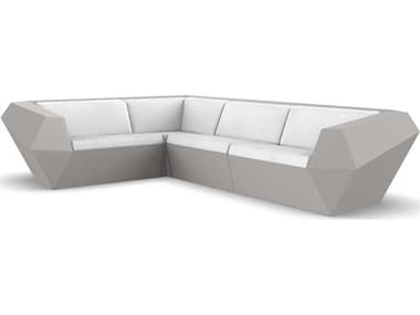 Vondom Outdoor Faz Modular Sofa Seater Basic Ecru Nautical White VOD71003ECRU1100