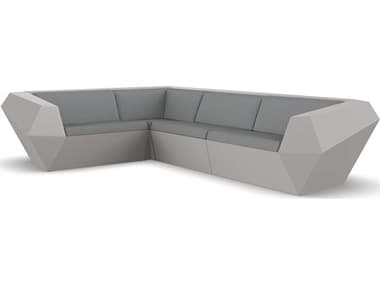 Vondom Outdoor Faz Modular Sofa Seater Basic Ecru Nautical Steel VOD71003ECRU1101