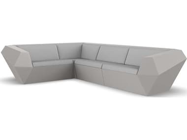 Vondom Outdoor Faz Modular Sofa Seater Basic Ecru Nautical Taupe VOD71003ECRU1102