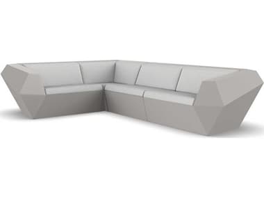 Vondom Outdoor Faz Modular Sofa Seater Basic Ecru Crevin White VOD71003ECRU1308