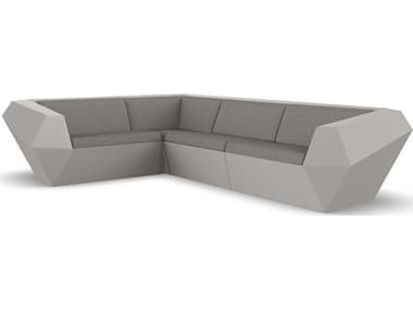 Vondom Outdoor Faz Modular Sofa Seater Basic Ecru Crevin Taupe VOD71003ECRU1310